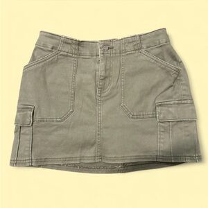 Hollister Olive Green Mini Skirt